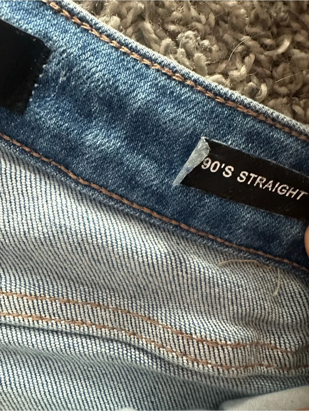 Judy Blue Light Blue Distressed Straight Leg Jeans - Picture 5 of 5